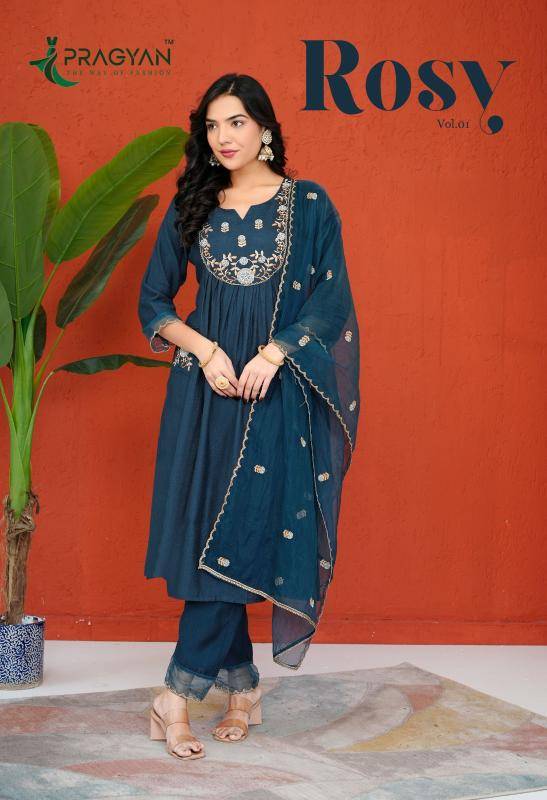 Pragyan rosy vol 1 Mumbai kurti suppliers